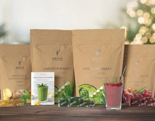 Revitaliser dit nytår med vores 7-dages Superfood Saft Detox - Britt's Superfoods DK