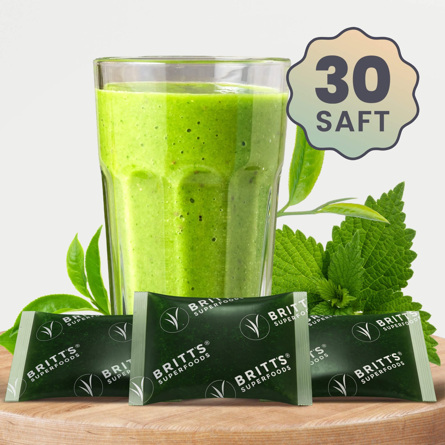 Blended Green Saft - Britt's Superfoods DK