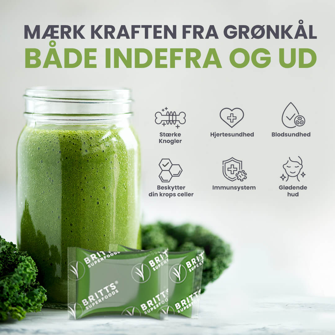Grønkålssaft - Britt's Superfoods DK