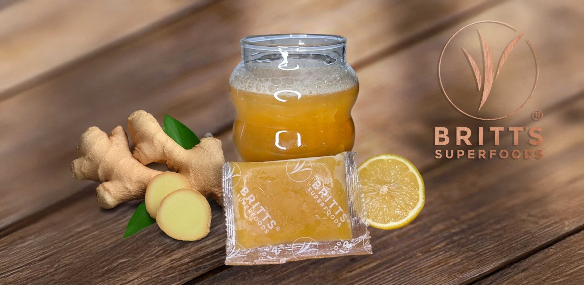Ingefær og gurkemejesaft Smoothie