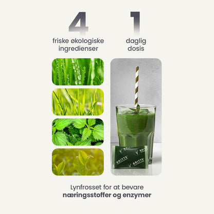 Blended Green Saft - Britt's Superfoods DK