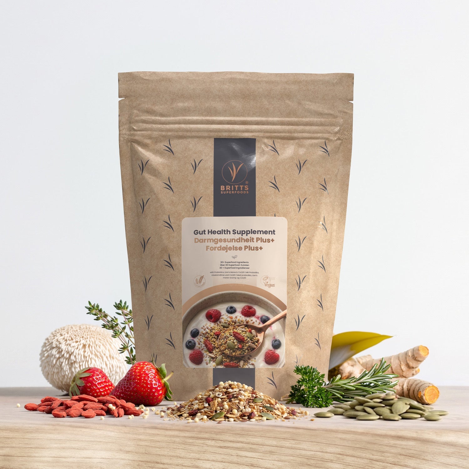 Fordøjelse Plus+ - Britt's Superfoods DK