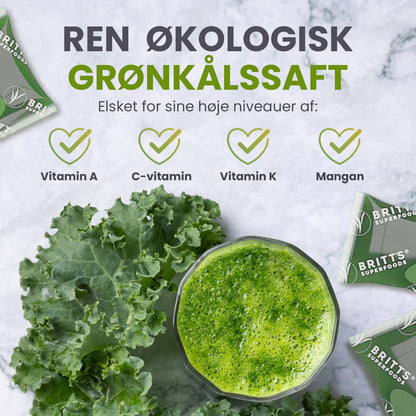 Grønkålssaft - Britt's Superfoods DK