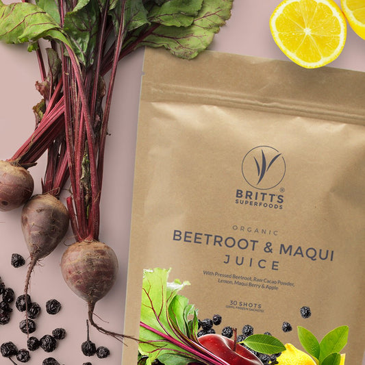 Rødbede & Maqui saft - Britt's Superfoods DK