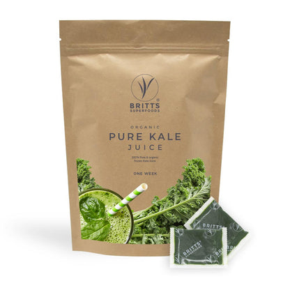 One Week Supply One Week Supply Britt's Superfoods Pure Kale Juice 